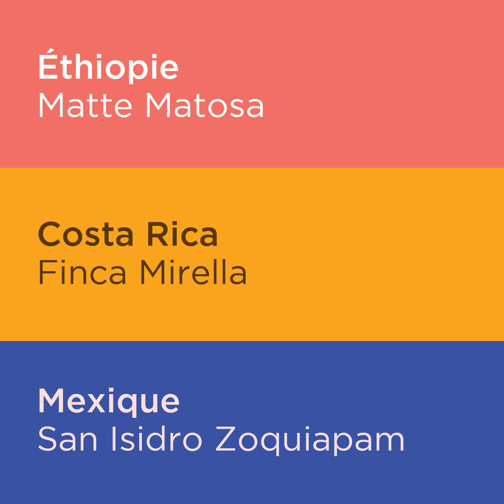 Audacious bundle - 3 bags of coffee