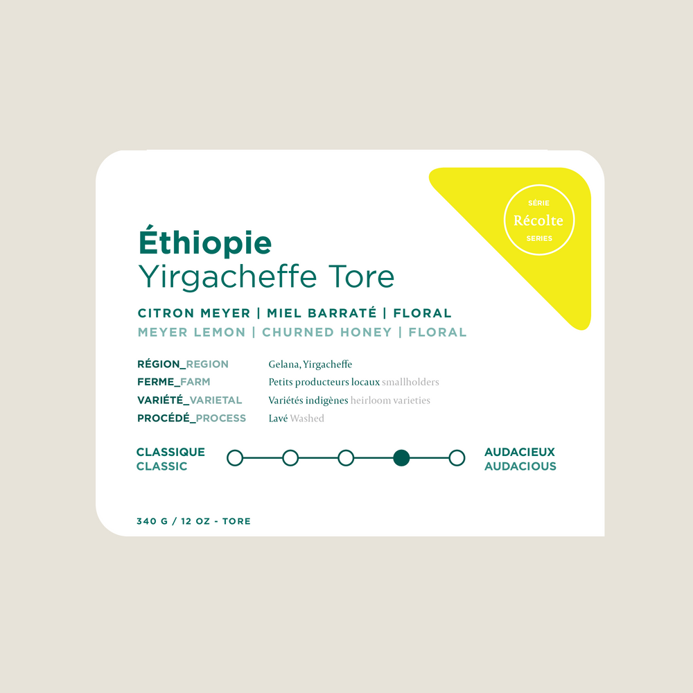 Ethiopie - Yirgacheffe Tore