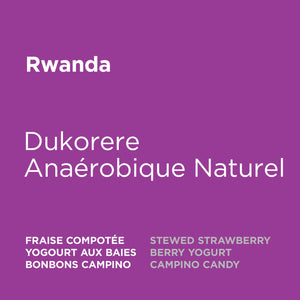 Rwanda - Dukorere Anaerobic Natural