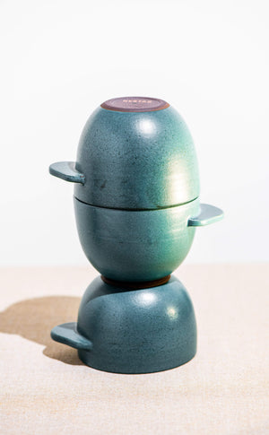 Handmade ceramic mug by Roxane Charest Céramique (cappuccino size)